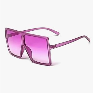 UV Stylish Purple Oversized Sunglasses (43)
